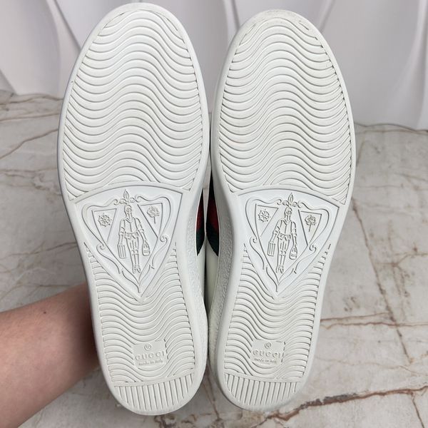 Ace Web Gucci Band Stars кросівки білі шкіряні 1425 фото