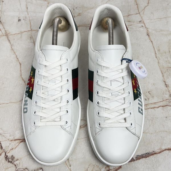 Ace Web Gucci Band Stars кросівки білі шкіряні 1425 фото