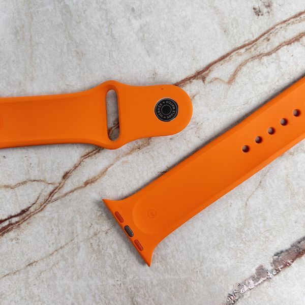 Apple Silicone Orange Ремінець для годнника 44 ММ 029 фото