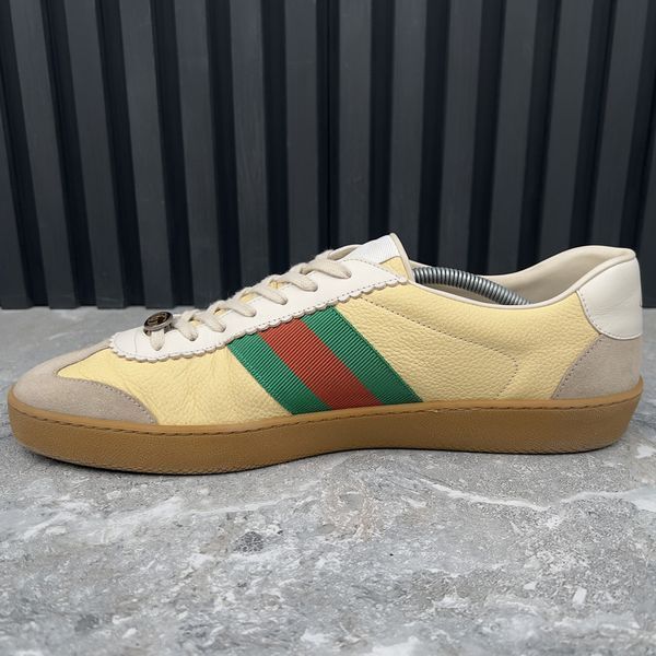 G74 Web Sneakers Yellow Leather