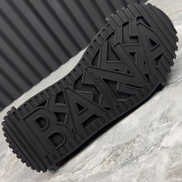 NS1 Low Top Sneakers Black Fabric Lace