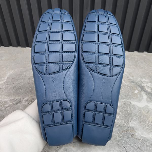 Monte Carlo Moccasins Blue Taiga Leather