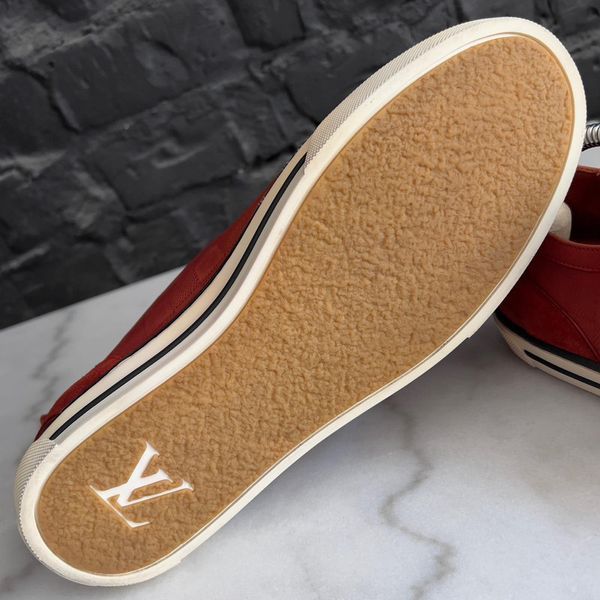 Challenge Sneakers Damier Red Nubuck
