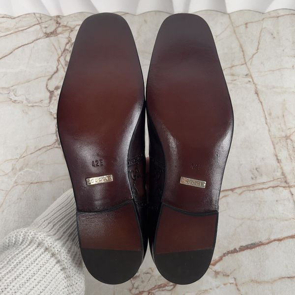 Vintage Loafers Guccissima Monogram GG Patina Brown