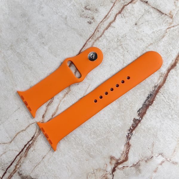 Apple Silicone Orange Ремінець для годнника 44 ММ 029 фото