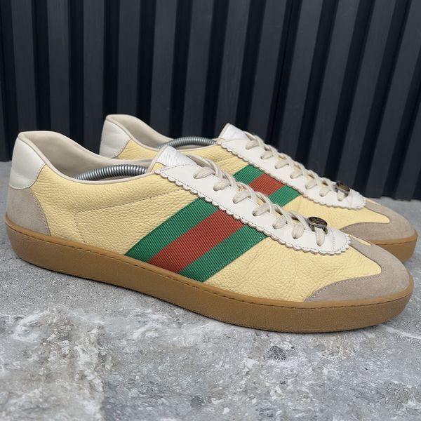 G74 Web Sneakers Yellow Leather