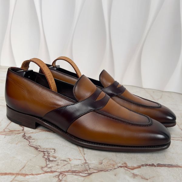 Loafers Patina Brown Leather