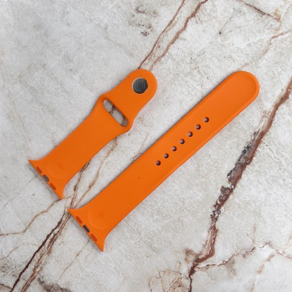 Apple Silicone Orange Ремінець для годнника 44 ММ 029 фото