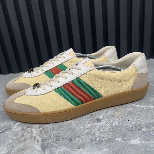 G74 Web Sneakers Yellow Leather