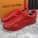 Run Away Sneakers Red Pattern Crocodile Leather