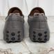 Gucci Penny Diamond Logo Moccasin Gray Leather