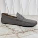 Gucci Penny Diamond Logo Moccasin Gray Leather