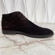 Ankle Boots GG Monogram Embossed Brown Suede