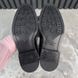 Boots Combat Brogue Perforated Wingtip Black Glazed Leather