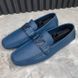 Monte Carlo Moccasins Blue Taiga Leather