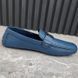 Monte Carlo Moccasins Blue Taiga Leather