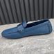 Monte Carlo Moccasins Blue Taiga Leather