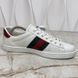 Ace Web Gucci Band Stars кросівки білі шкіряні 1425 фото 6