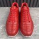 Run Away Sneakers Red Pattern Crocodile Leather
