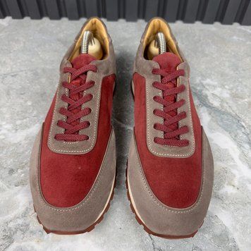 LORO PIANA Weekend sneakers Gray suede