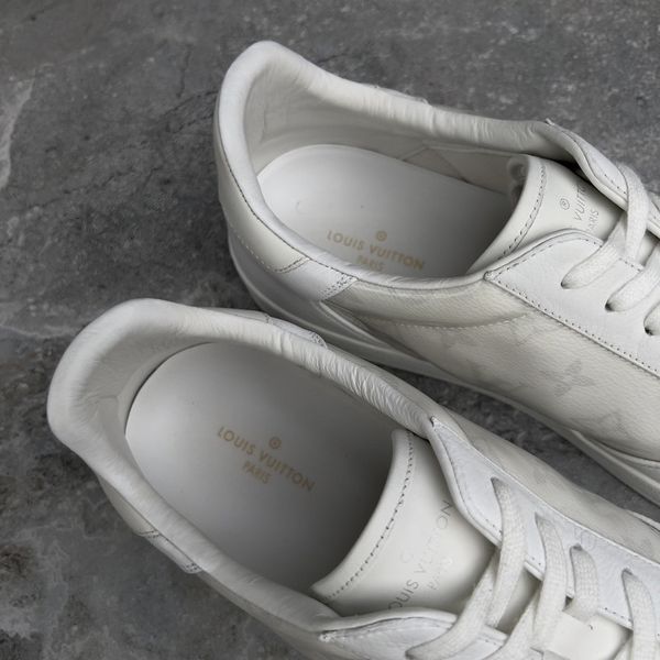 Rivoli Sneakers Monogram White Leather Transparent PVC