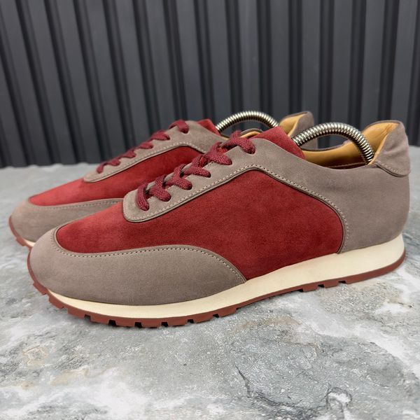 LORO PIANA Weekend sneakers Gray suede