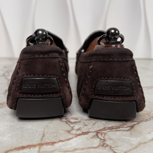 Monte Carlo Moccasins Brown Suede Fur