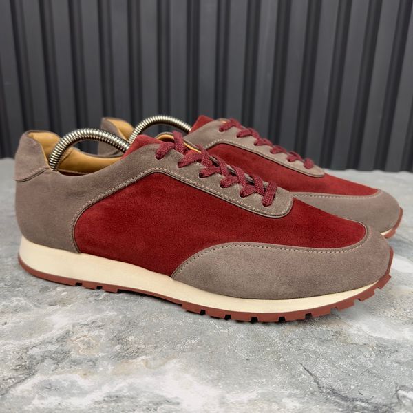 LORO PIANA Weekend sneakers Gray suede