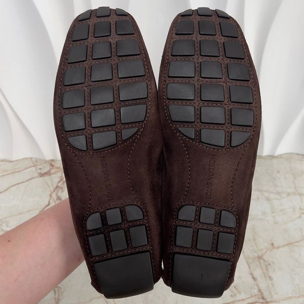 Monte Carlo Moccasins Brown Suede Fur