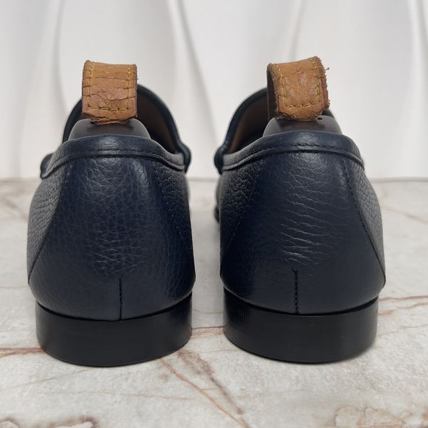1955 Horsebit Loafers Blue Grain Leather