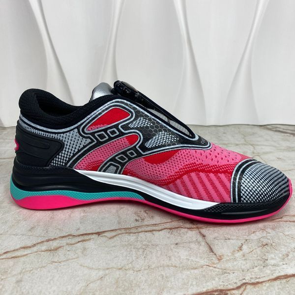 Ultrapace R кросівки рожеві / чорні текстильні (сітка) 2367 фото