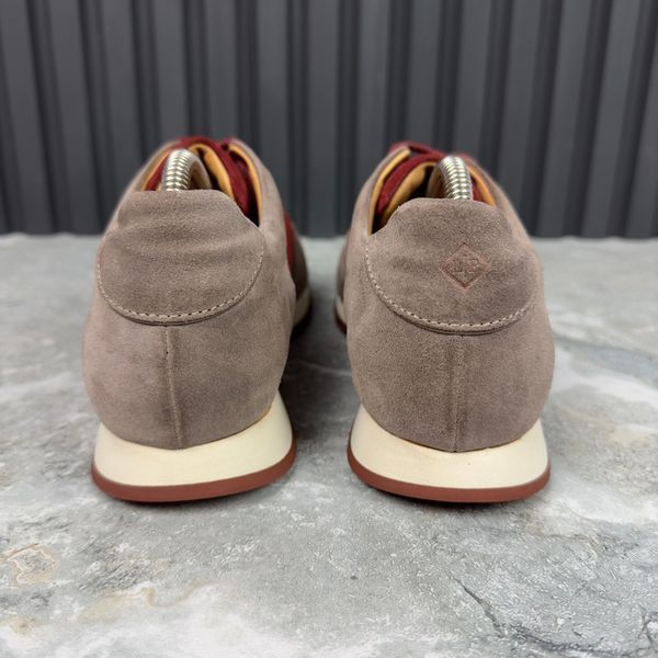 LORO PIANA Weekend sneakers Gray suede
