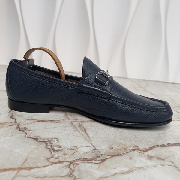 1955 Horsebit Loafers Blue Grain Leather