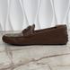 Ayrton Interlocking G Moccasin Supreme Canvas Brown Leather