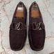 Monte Carlo Moccasins Brown Suede Fur