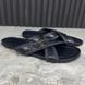 Straps Sandals Monogram Blue Leather