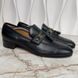 Loafers Interlocking G Tasseled Web Black Leather