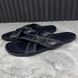Straps Sandals Monogram Blue Leather