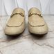 Princetown Horsebit Mule Beige Rafia Python Trim