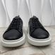 Beverly Hills Damier Monogram кросівки чорні шкіряні 3763 фото 8