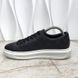 Beverly Hills Damier Monogram кросівки чорні шкіряні 3763 фото 2