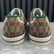 Tennis 1977 Web Sneakers Canvas GG Beige Ebony