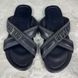 Straps Sandals Monogram Blue Leather