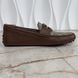 Ayrton Interlocking G Moccasin Supreme Canvas Brown Leather