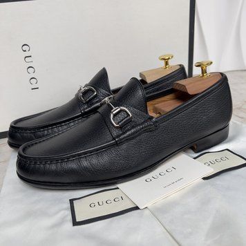 1955 Horsebit Loafers Black Grain Leather