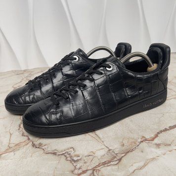 Frontrow Sneakers Crocodile Embossed Leather