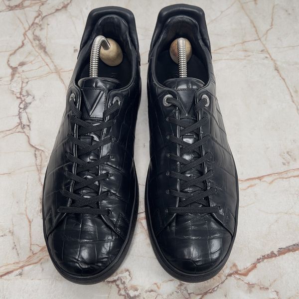 Frontrow Sneakers Crocodile Embossed Leather