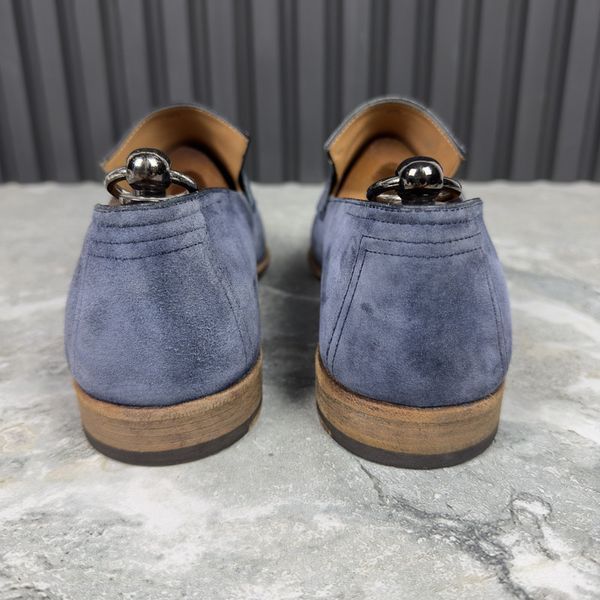 Andy Suede Blue Loafers