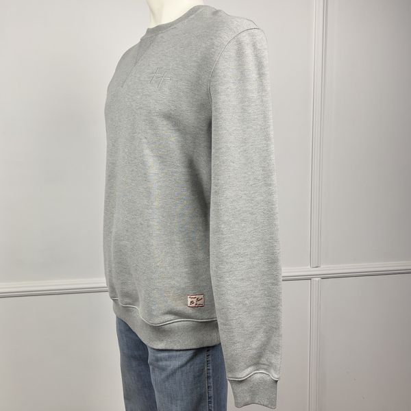 Sweatshirt Light Gray Cotton Crew Neck