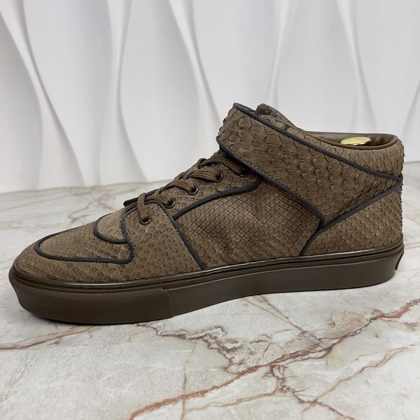 Acapulco Sneaker Trainer Python Leather Brown